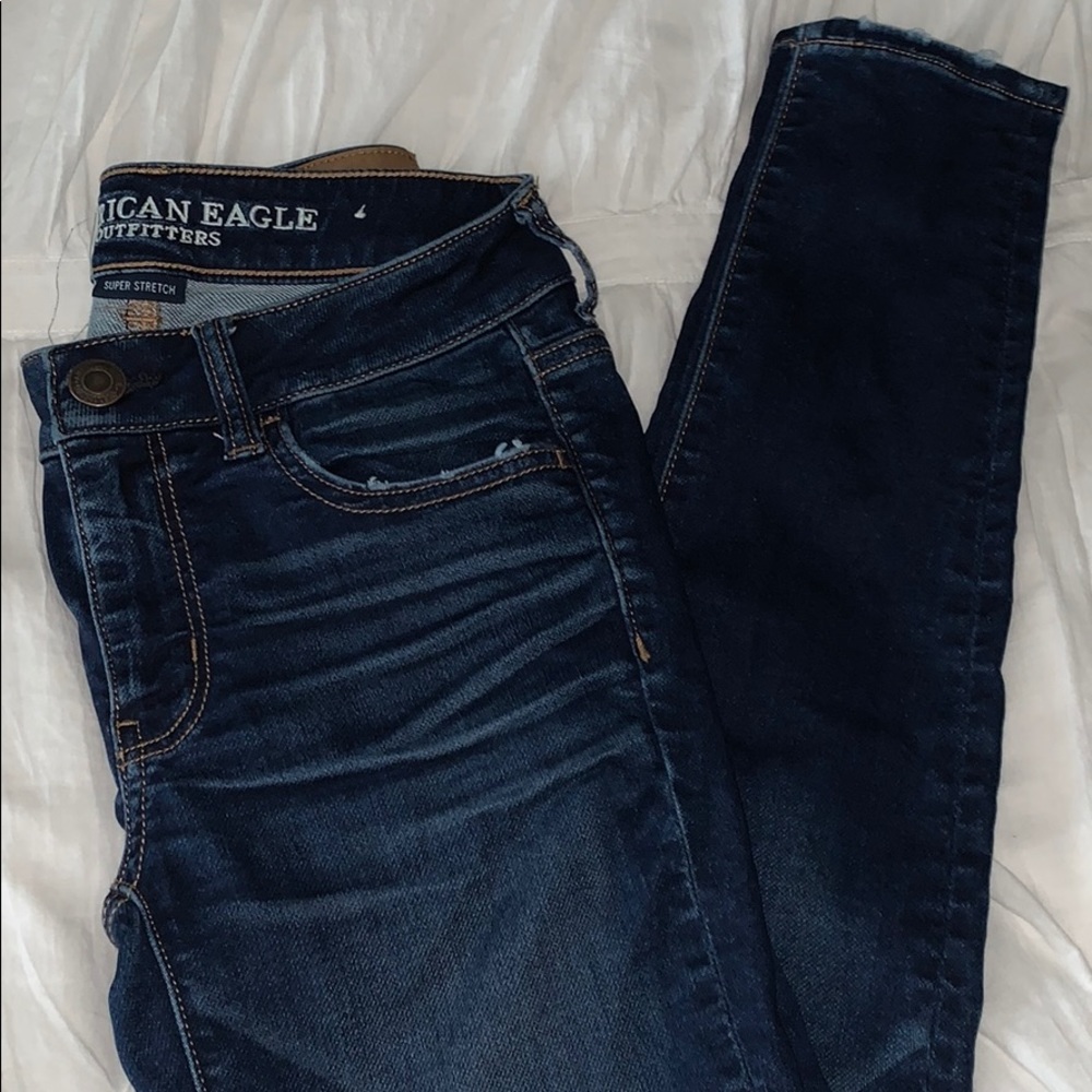 american eagle skinny jeans, jegging, size 4